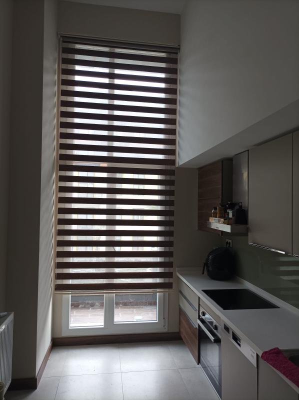 Kahverengi Zebra Perde