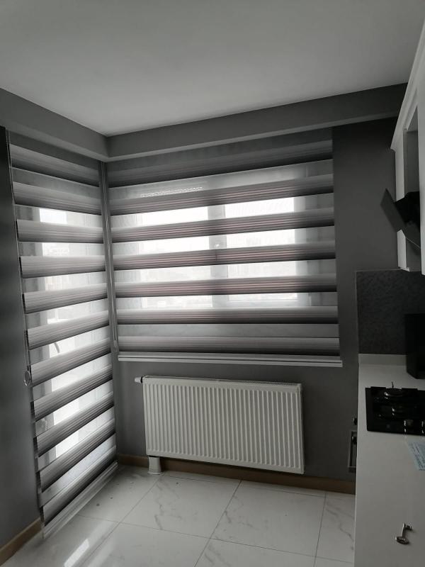 Renk Geçişli Plise Zebra Perde